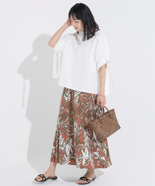 LAVEANGE（ラビアンジェ）の「ミニ カゴバッグ（かごバッグ・レディース・ベージュ/ブラウン/グリーン・F）」の19枚目の写真