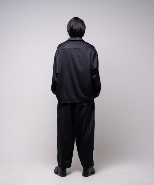 EFECTEN パンツ　Lサイズ EFFECTEN エフェクテン /flower line wide tapered pants