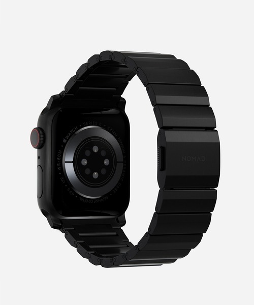 NOMAD（ノマド）の「NOMAD / Metal Strap Titanium Band 45mm/44mm for Apple Watch（デジタル腕時計・メンズ・シルバー/ブラック・FREE）」の6枚目の写真