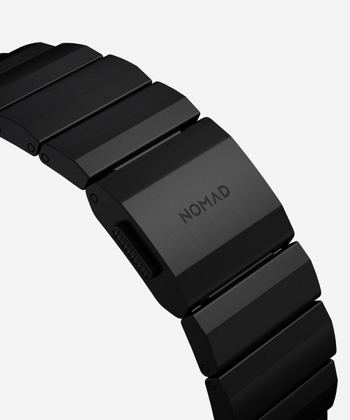 NOMAD（ノマド）の「NOMAD / Metal Strap Titanium Band 45mm/44mm for Apple Watch（デジタル腕時計・メンズ・シルバー/ブラック・FREE）」の8枚目の写真