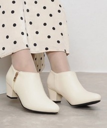 LibertyDoll/5.5cmチャンキーヒールポインテッドトゥショートブーティ(3606)