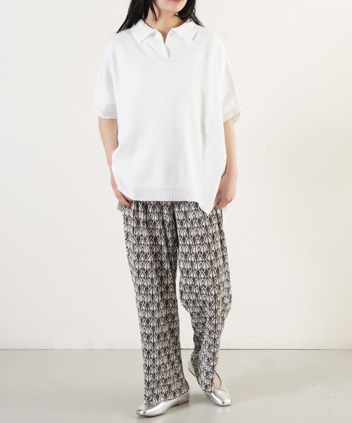 LUPILIEN(ルピリアン)の「サテンプリーツパンツ(その他パンツ・レディース・ホワイト/グリーン/チャコールグレー・FREE)」の21枚目の写真