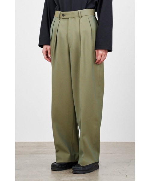 markaware（マーカウェア）の「MARKAWARE DOUBLE PLEATED TROUSERS