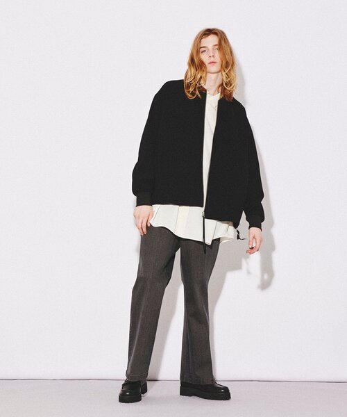 tk.TAKEO KIKUCHI（ティーケータケオキクチ）の「◆デニムワイドフレアパンツ（デニムパンツ・メンズ・ブルー/ネイビー/ブラック・02/03/66）」の22枚目の写真