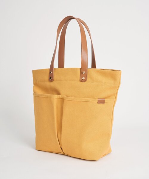 ikka(イッカ)の「キャンバスビッグトートバッグ(トートバッグ・レディース・イエロー/ブラック/オフホワイト・FREE)」の16枚目の写真