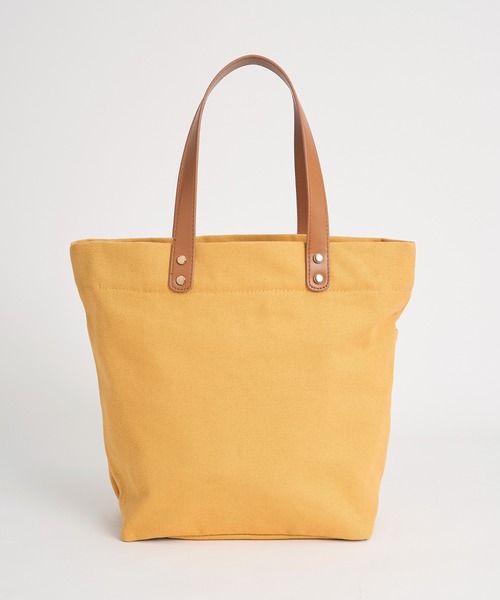 ikka(イッカ)の「キャンバスビッグトートバッグ(トートバッグ・レディース・イエロー/ブラック/オフホワイト・FREE)」の5枚目の写真