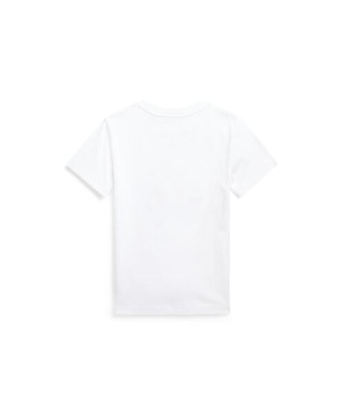 POLO RALPH LAUREN CHILDRENSWEAR(ポロ ラルフ ローレン チルドレンズウェア)の「Polo ベア コットン ジャージー Tシャツ(Tシャツ/カットソー・キッズ・ホワイト・4/6/7)」の2枚目の写真