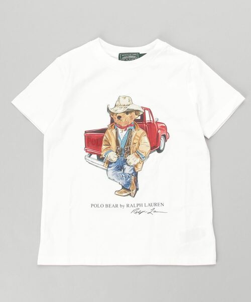 POLO RALPH LAUREN CHILDRENSWEAR(ポロ ラルフ ローレン チルドレンズウェア)の「Polo ベア コットン ジャージー Tシャツ(Tシャツ/カットソー・キッズ・ホワイト・4/6/7)」の3枚目の写真