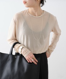 シアークルーロングTシャツ