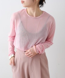 Omekashi | シアークルーロングTシャツ(Tシャツ/カットソー)