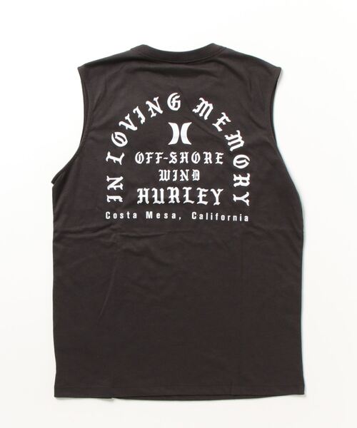 Hurley （ハーレー）の「Hurley/ハーレー ノースリーブ  バックプリントノースリーブTee/吸汗速乾 レギュラーフィット MSL2310006（タンクトップ・メンズ・ブラック/ホワイト/オレンジ・S/M/L）」の9枚目の写真