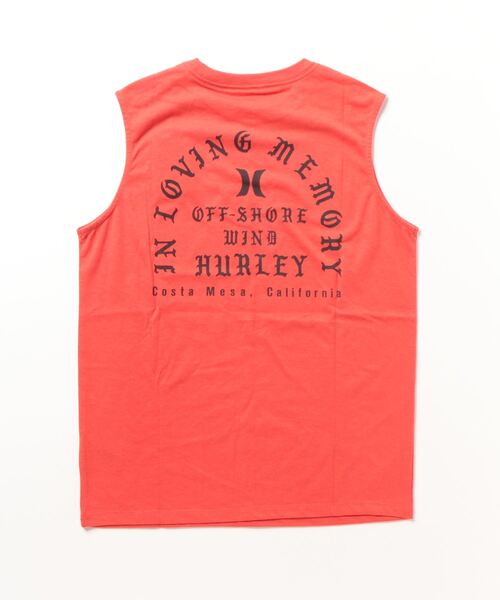 Hurley （ハーレー）の「Hurley/ハーレー ノースリーブ  バックプリントノースリーブTee/吸汗速乾 レギュラーフィット MSL2310006（タンクトップ・メンズ・ブラック/ホワイト/オレンジ・S/M/L）」の10枚目の写真