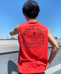 Hurley | Hurley/ハーレー ノースリーブ バックプリントノースリーブTee/吸汗速乾 レギュラーフィット MSL2310006(タンクトップ)