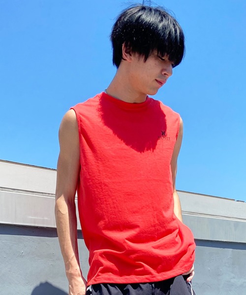 Hurley （ハーレー）の「Hurley/ハーレー ノースリーブ  バックプリントノースリーブTee/吸汗速乾 レギュラーフィット MSL2310006（タンクトップ・メンズ・ブラック/ホワイト/オレンジ・S/M/L）」の17枚目の写真