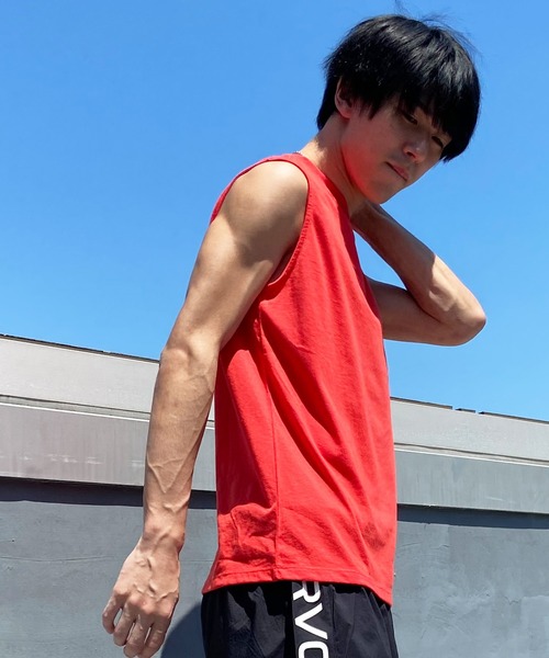 Hurley （ハーレー）の「Hurley/ハーレー ノースリーブ  バックプリントノースリーブTee/吸汗速乾 レギュラーフィット MSL2310006（タンクトップ・メンズ・ブラック/ホワイト/オレンジ・S/M/L）」の19枚目の写真