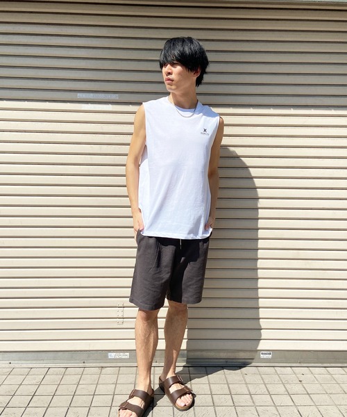 Hurley （ハーレー）の「Hurley/ハーレー ノースリーブ  バックプリントノースリーブTee/吸汗速乾 レギュラーフィット MSL2310006（タンクトップ・メンズ・ブラック/ホワイト/オレンジ・S/M/L）」の15枚目の写真