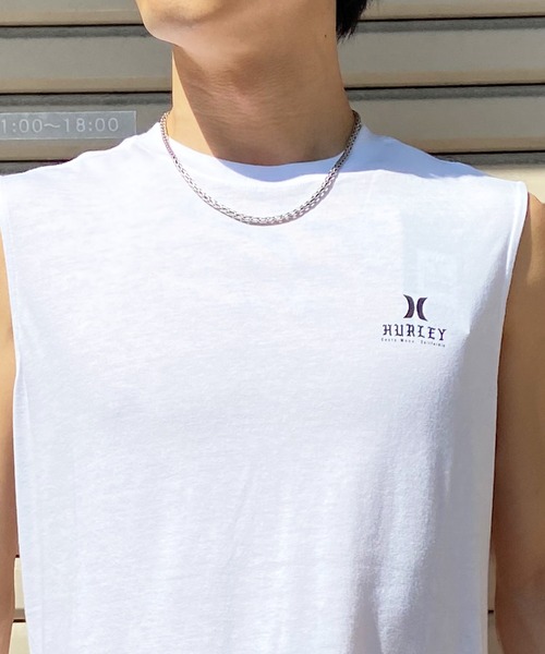 Hurley （ハーレー）の「Hurley/ハーレー ノースリーブ  バックプリントノースリーブTee/吸汗速乾 レギュラーフィット MSL2310006（タンクトップ・メンズ・ブラック/ホワイト/オレンジ・S/M/L）」の13枚目の写真