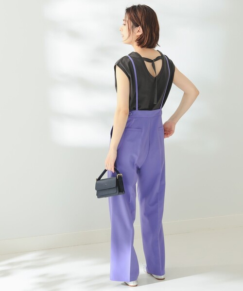 B:MING by BEAMS(ビーミングバイビームス)の「B:MING by BEAMS / サス付き ワイドパンツ(その他パンツ・レディース・パープル/イエロー・SMALL/MEDIUM)」の8枚目の写真