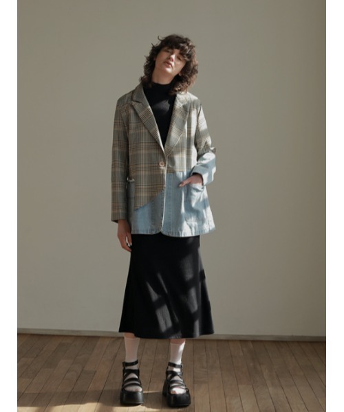 AMAIL（アマイル）の「Fit flare ワンピース（ワンピース・レディース・ブラック/ベージュ・FREE）」の7枚目の写真