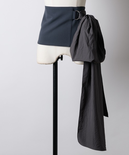 LA BELLE ETUDE（ラベルエチュード）の「bigリボンラップベルト（ベルト・レディース・チャコールグレー/ライトベージュ/ライトグリーン・FREE）」の8枚目の写真