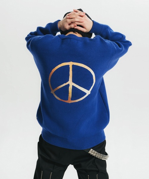 FTW(エフティダブリュー)の「APPLE KNIT SWEATER(ニット/セーター・メンズ・ブラック/ブルー/ホワイト・MEDIUM/LARGE)」の3枚目の写真