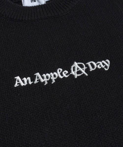 FTW(エフティダブリュー)の「APPLE KNIT SWEATER(ニット/セーター・メンズ・ブラック/ブルー/ホワイト・MEDIUM/LARGE)」の11枚目の写真