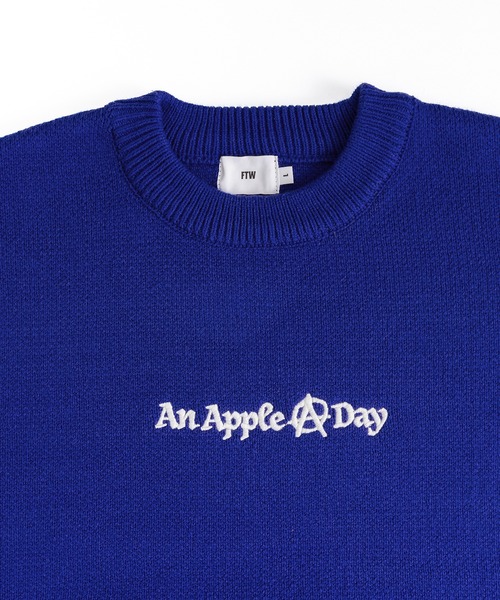 FTW(エフティダブリュー)の「APPLE KNIT SWEATER(ニット/セーター・メンズ・ブラック/ブルー/ホワイト・MEDIUM/LARGE)」の12枚目の写真