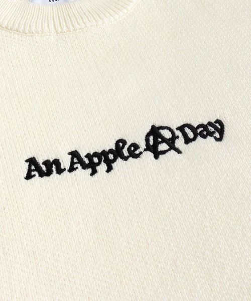 FTW(エフティダブリュー)の「APPLE KNIT SWEATER(ニット/セーター・メンズ・ブラック/ブルー/ホワイト・MEDIUM/LARGE)」の14枚目の写真