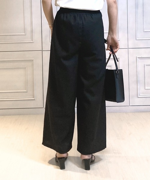 Felt-Maglietta(フェルトマリエッタ)の「リネンワイドパンツ(その他パンツ・レディース・ベージュ/アイボリー/ブラック/カーキ・MEDIUM)」の10枚目の写真