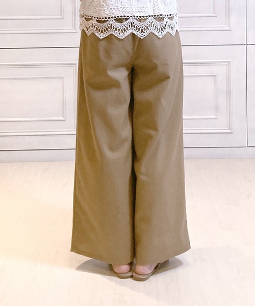 Felt-Maglietta(フェルトマリエッタ)の「リネンワイドパンツ(その他パンツ・レディース・ベージュ/アイボリー/ブラック/カーキ・MEDIUM)」の20枚目の写真