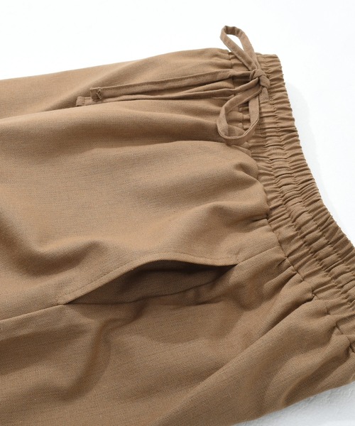 Felt-Maglietta(フェルトマリエッタ)の「リネンワイドパンツ(その他パンツ・レディース・ベージュ/アイボリー/ブラック/カーキ・MEDIUM)」の9枚目の写真