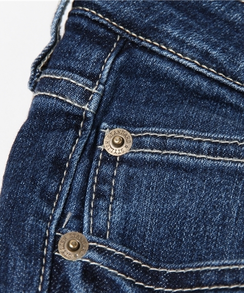 SHIPS for women（シップスフォーウィメン）の「デニムクロップドパンツ【blue】（デニムパンツ・レディース・ブルー・X-SMALL/SMALL/MEDIUM/LARGE）」の7枚目の写真