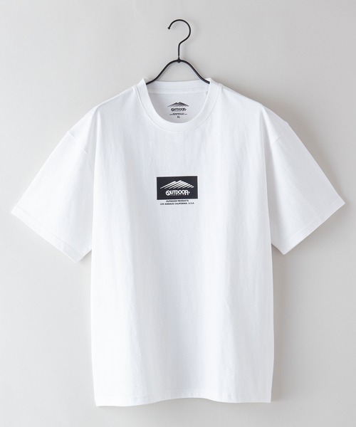 OUTDOOR PRODUCTS APPAREL（アウトドアプロダクツアパレル）の「ボックスロゴ Tシャツ ルーズシルエット ビッグシルエット（Tシャツ/カットソー・メンズ・ベージュ/ダークグリーン/パープル/ブラック/ホワイト/カーキ/ワイン/ブルー系その他・MEDIUM/LARGE/X-LARGE）」の9枚目の写真