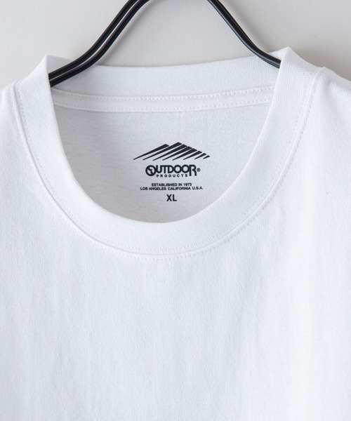 OUTDOOR PRODUCTS APPAREL（アウトドアプロダクツアパレル）の「ボックスロゴ Tシャツ ルーズシルエット ビッグシルエット（Tシャツ/カットソー・メンズ・ベージュ/ダークグリーン/パープル/ブラック/ホワイト/カーキ/ワイン/ブルー系その他・MEDIUM/LARGE/X-LARGE）」の17枚目の写真