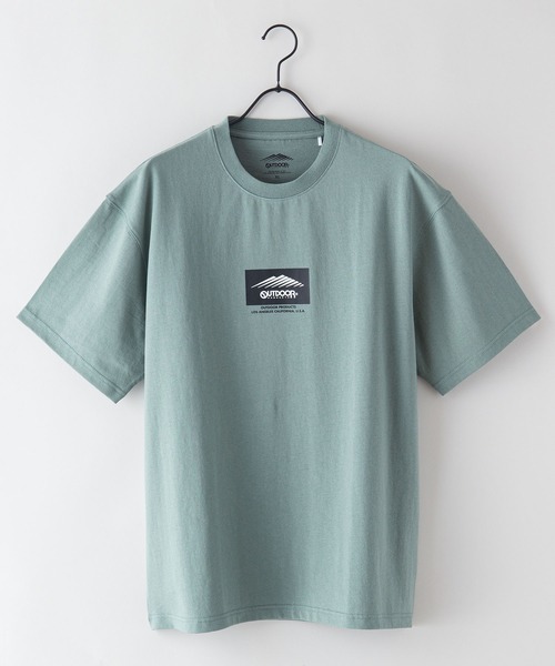 OUTDOOR PRODUCTS APPAREL（アウトドアプロダクツアパレル）の「ボックスロゴ Tシャツ ルーズシルエット ビッグシルエット（Tシャツ/カットソー・メンズ・ベージュ/ダークグリーン/パープル/ブラック/ホワイト/カーキ/ワイン/ブルー系その他・MEDIUM/LARGE/X-LARGE）」の13枚目の写真