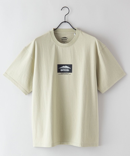 OUTDOOR PRODUCTS APPAREL（アウトドアプロダクツアパレル）の「ボックスロゴ Tシャツ ルーズシルエット ビッグシルエット（Tシャツ/カットソー・メンズ・ベージュ/ダークグリーン/パープル/ブラック/ホワイト/カーキ/ワイン/ブルー系その他・MEDIUM/LARGE/X-LARGE）」の11枚目の写真