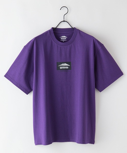 OUTDOOR PRODUCTS APPAREL（アウトドアプロダクツアパレル）の「ボックスロゴ Tシャツ ルーズシルエット ビッグシルエット（Tシャツ/カットソー・メンズ・ベージュ/ダークグリーン/パープル/ブラック/ホワイト/カーキ/ワイン/ブルー系その他・MEDIUM/LARGE/X-LARGE）」の15枚目の写真