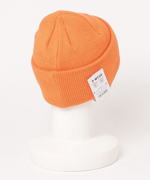 WEGO（ウィゴー）の「WEGO/カラーショートビーニー（ニットキャップ/ビーニー・メンズ・ブラック/オレンジ/グレー/グリーン系その他/ライトブラウン・FREE）」の11枚目の写真