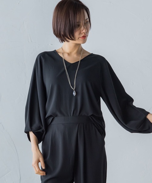 KIRERIブラウス≪接触冷感/吸水速乾/UV/ストレッチ/セットアップ≫