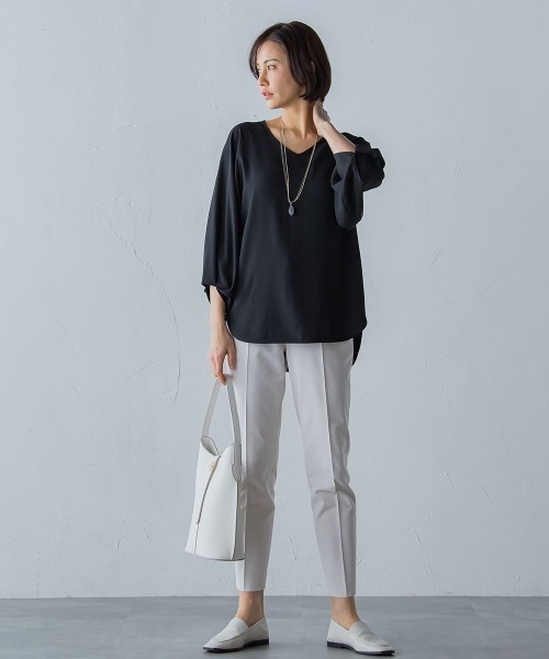 KIRERIブラウス≪接触冷感/吸水速乾/UV/ストレッチ/セットアップ≫