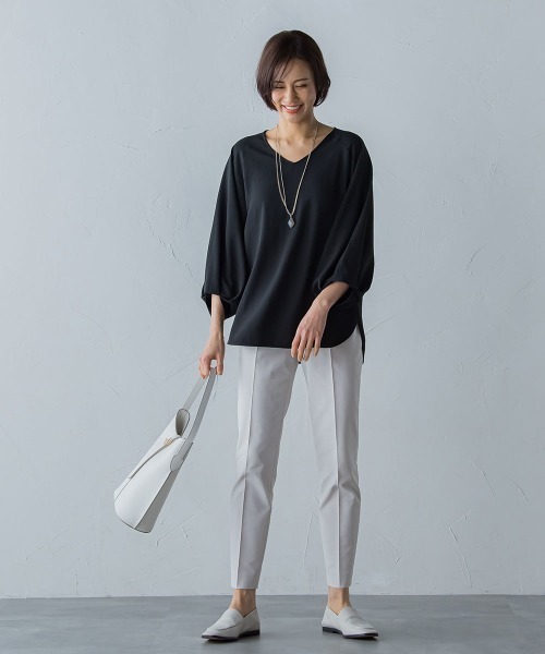 KIRERIブラウス≪接触冷感/吸水速乾/UV/ストレッチ/セットアップ≫