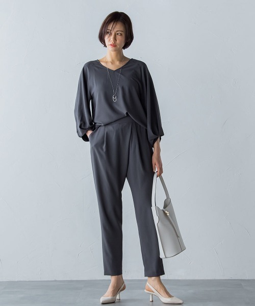 KIRERIブラウス≪接触冷感/吸水速乾/UV/ストレッチ/セットアップ≫