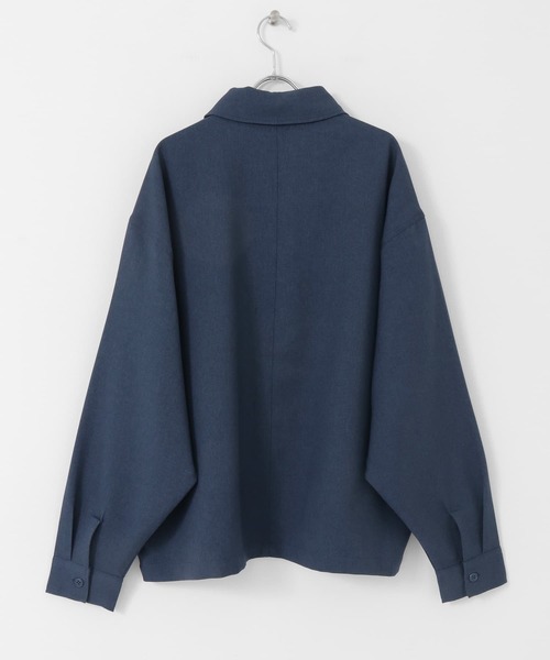 ITEMS URBANRESEARCH(アイテムズ アーバンリサーチ)の「ポリツイル オープンカラーCPOシャツ(シャツ/ブラウス・メンズ・ネイビー/チャコールグレー/ベージュ・MEDIUM/LARGE)」の22枚目の写真