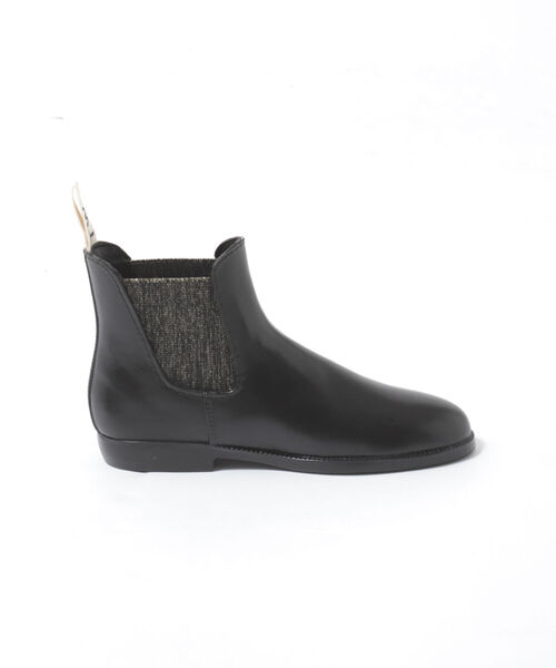 Traditional Weatherwear(トラディショナルウェザーウェア)の「【TRADITIONAL WEATHERWEAR/トラディショナル ウェザーウェア】SIDE GORE RAIN BOOTS(GILTTER)(レインシューズ・レディース・ブラック・36/38/37)」の5枚目の写真