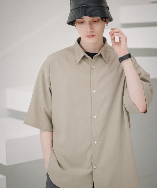 RAGEBLUE（レイジブルー）の「ラグイージー/刺繍シャツ（シャツ/ブラウス・メンズ・ホワイト/グレー/ベージュ/ブルー・MEDIUM/LARGE）」の21枚目の写真