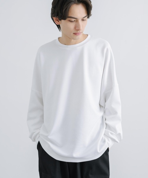 オーバーサイズ ドルマンスリーブ 長袖カットソー ロンT（T