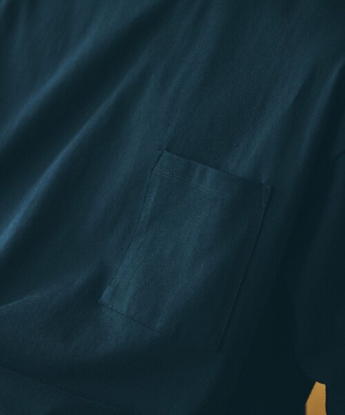 FREAK'S STORE(フリークスストア)の「FREAK'S STORE/フリークスストア 8.5オンス ヘビーウェイト クルーネックポケットTシャツ/リンガーT(Tシャツ/カットソー・メンズ・ホワイト/チャコールグレー/アッシュグレー/ブラック/イエロー/ホワイト×ブラック・SMALL/MEDIUM/LARGE)」の20枚目の写真