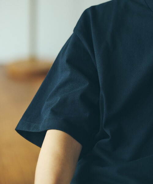 FREAK'S STORE(フリークスストア)の「FREAK'S STORE/フリークスストア 8.5オンス ヘビーウェイト クルーネックポケットTシャツ/リンガーT(Tシャツ/カットソー・メンズ・ホワイト/チャコールグレー/アッシュグレー/ブラック/イエロー/ホワイト×ブラック・SMALL/MEDIUM/LARGE)」の17枚目の写真