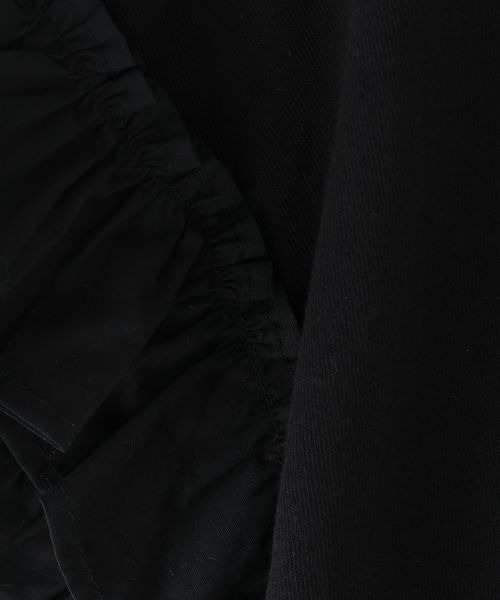 LOWRYS FARM（ローリーズファーム）の「ソデフリルプルオーバー　198241（Tシャツ/カットソー・キッズ・ブラック/ホワイト/ブラウン/ミント・110cm/120cm/130cm/140cm/150cm）」の11枚目の写真