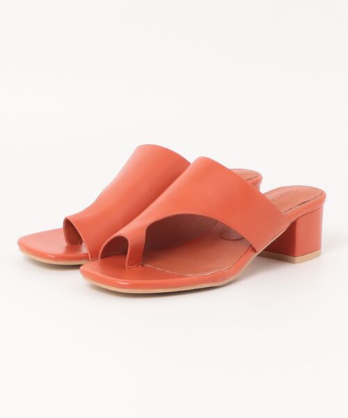 Fabby fabby(ファビィーファビィー)の「サムトングサンダル(サンダル・レディース・ブラウン/パイソン/ブラック/オフホワイト/オレンジ・SMALL/LARGE/MEDIUM)」の4枚目の写真